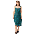 Luna tie strap midi dress front view
