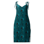 Elegant tie strap dress UK