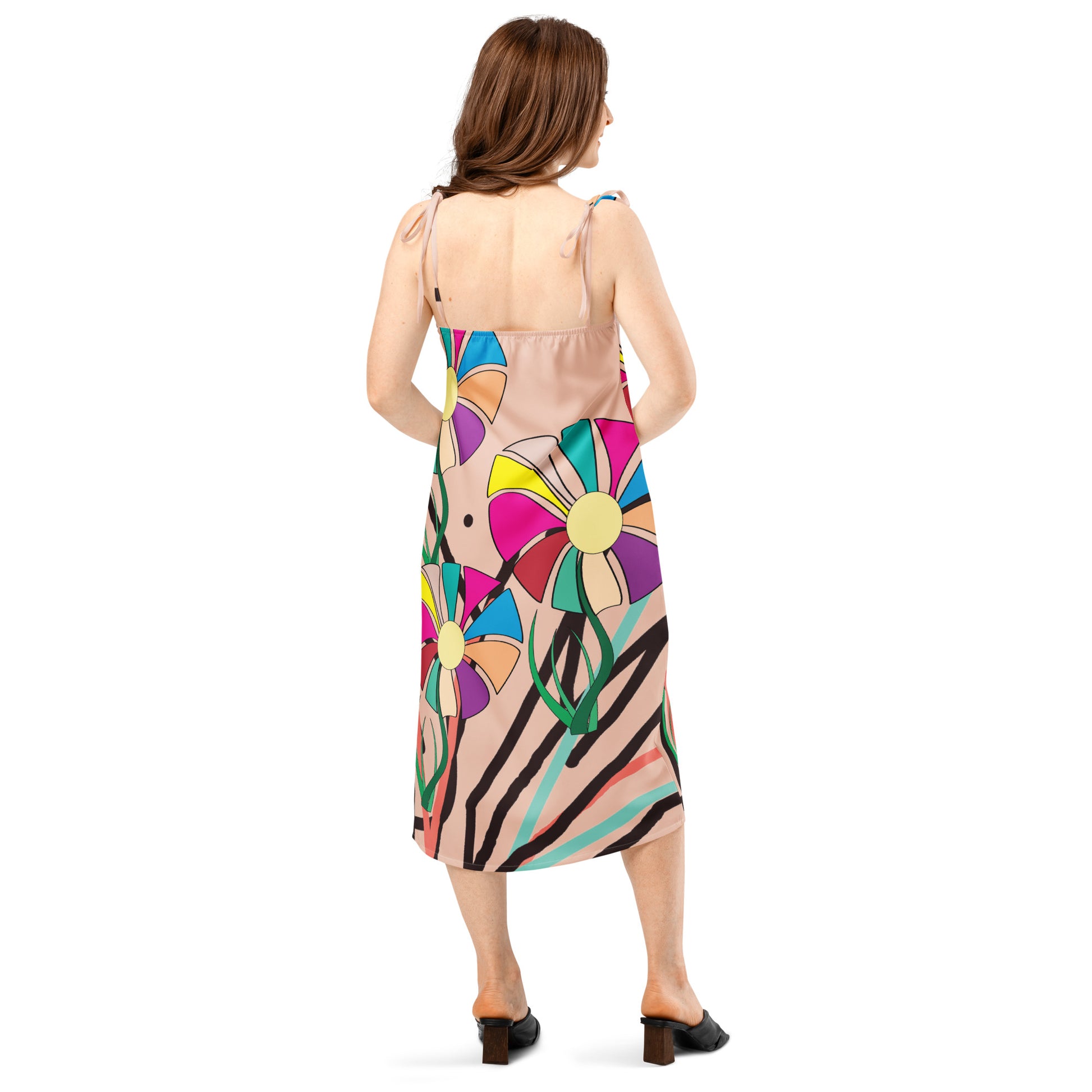 The dress displayed on a plain white background, showing its full design and shape.