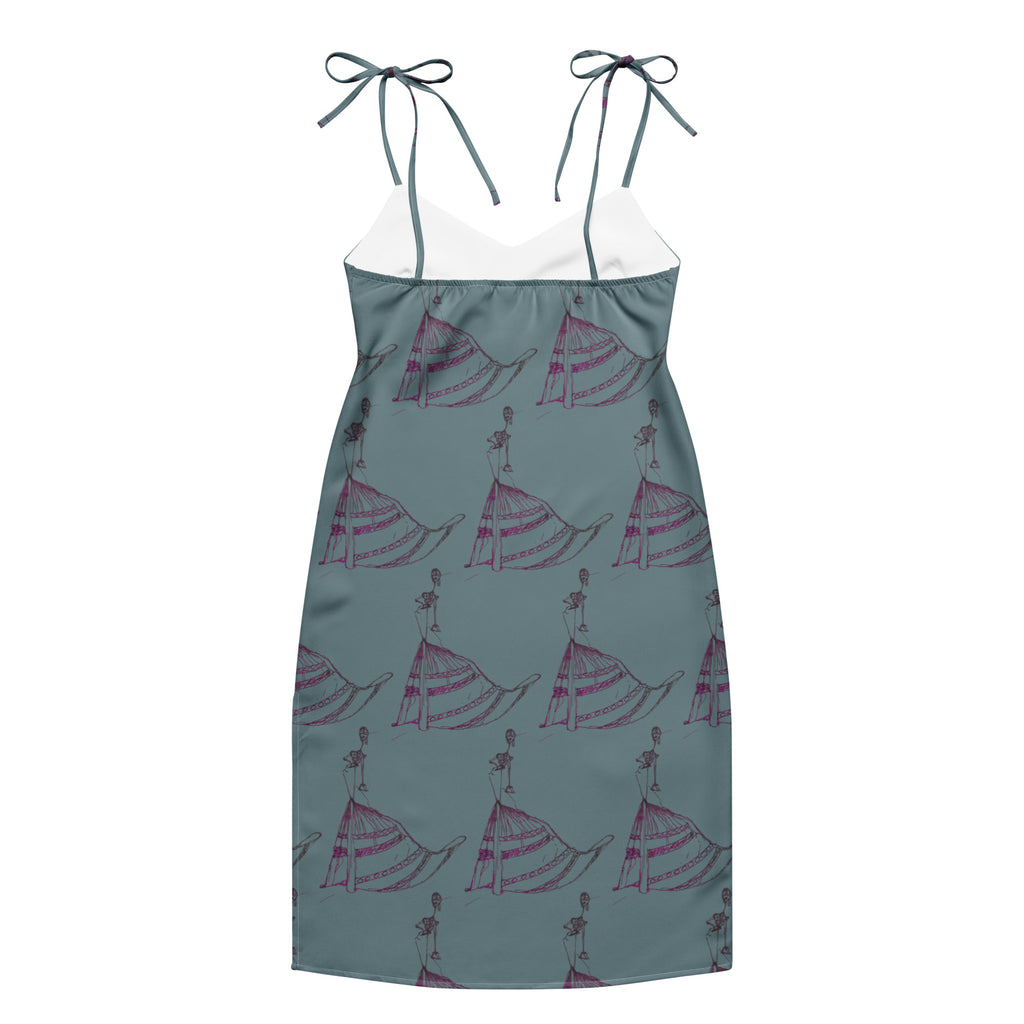 Modern feminine printed dress