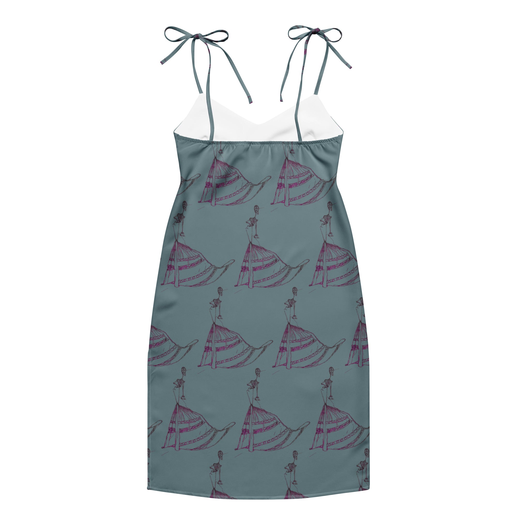 Modern feminine printed dress
