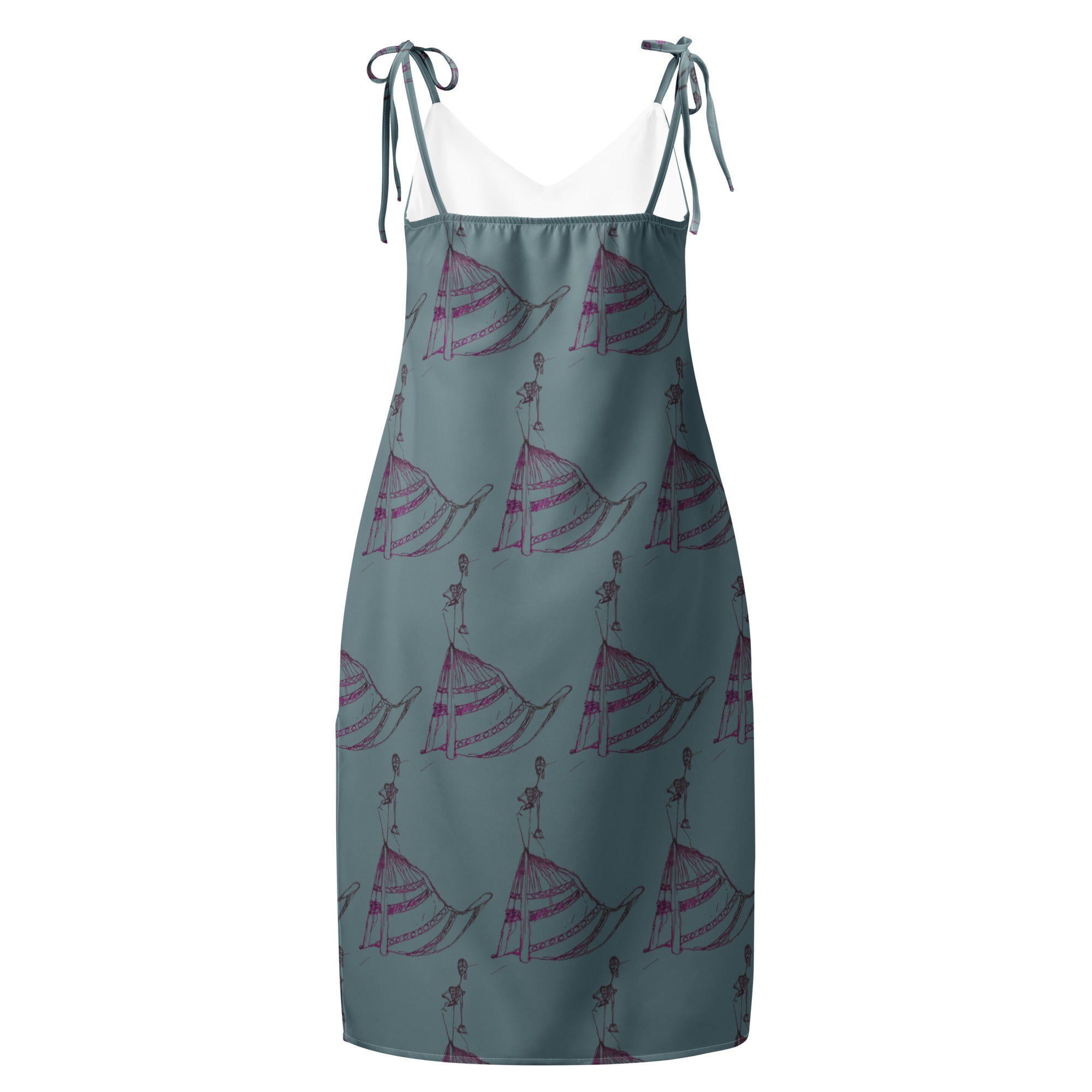 Evening ready artistic dress