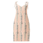 Ivy dress adjustable strap detail