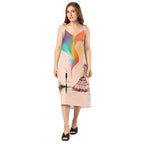 Minimalist elegant midi dress outfit