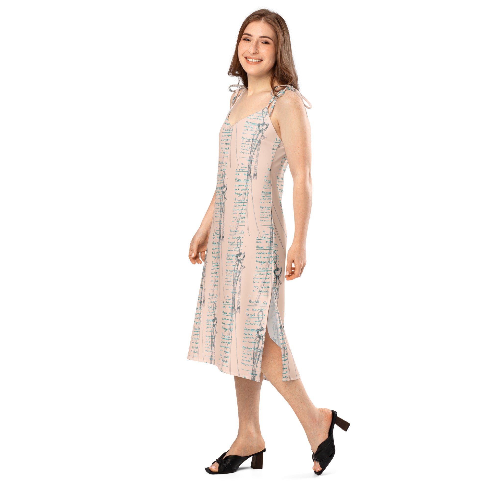 Artistic fashion midi outfit