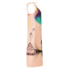 Women’s occasion dress side profile