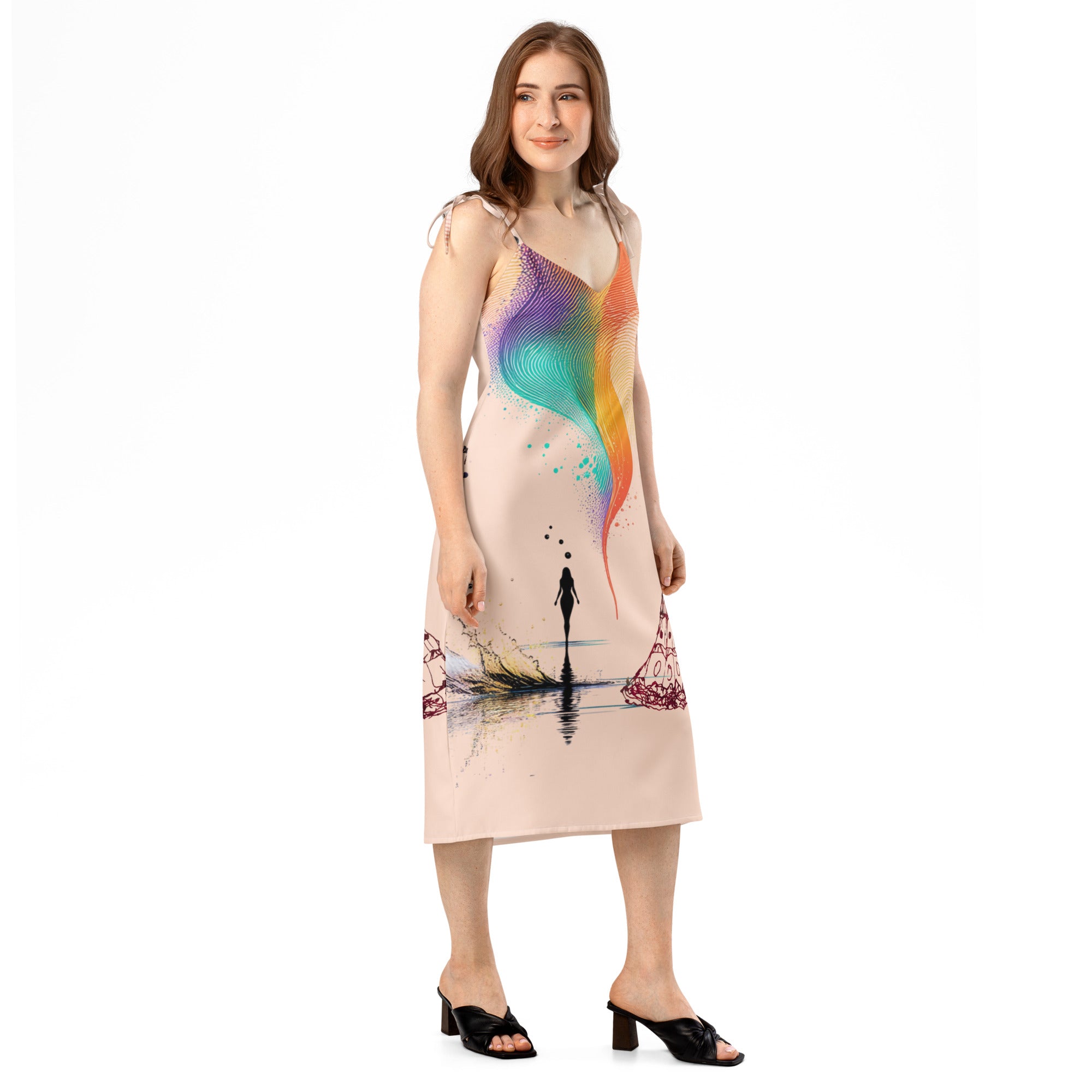 Lightweight midi dress for summer events