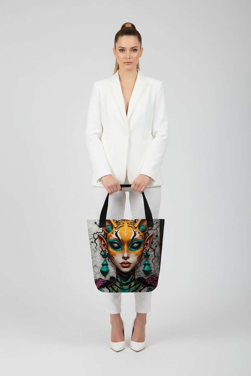 Urban Graffiti Art Tote Bag