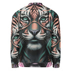 Artistic animal print streetwear jacket