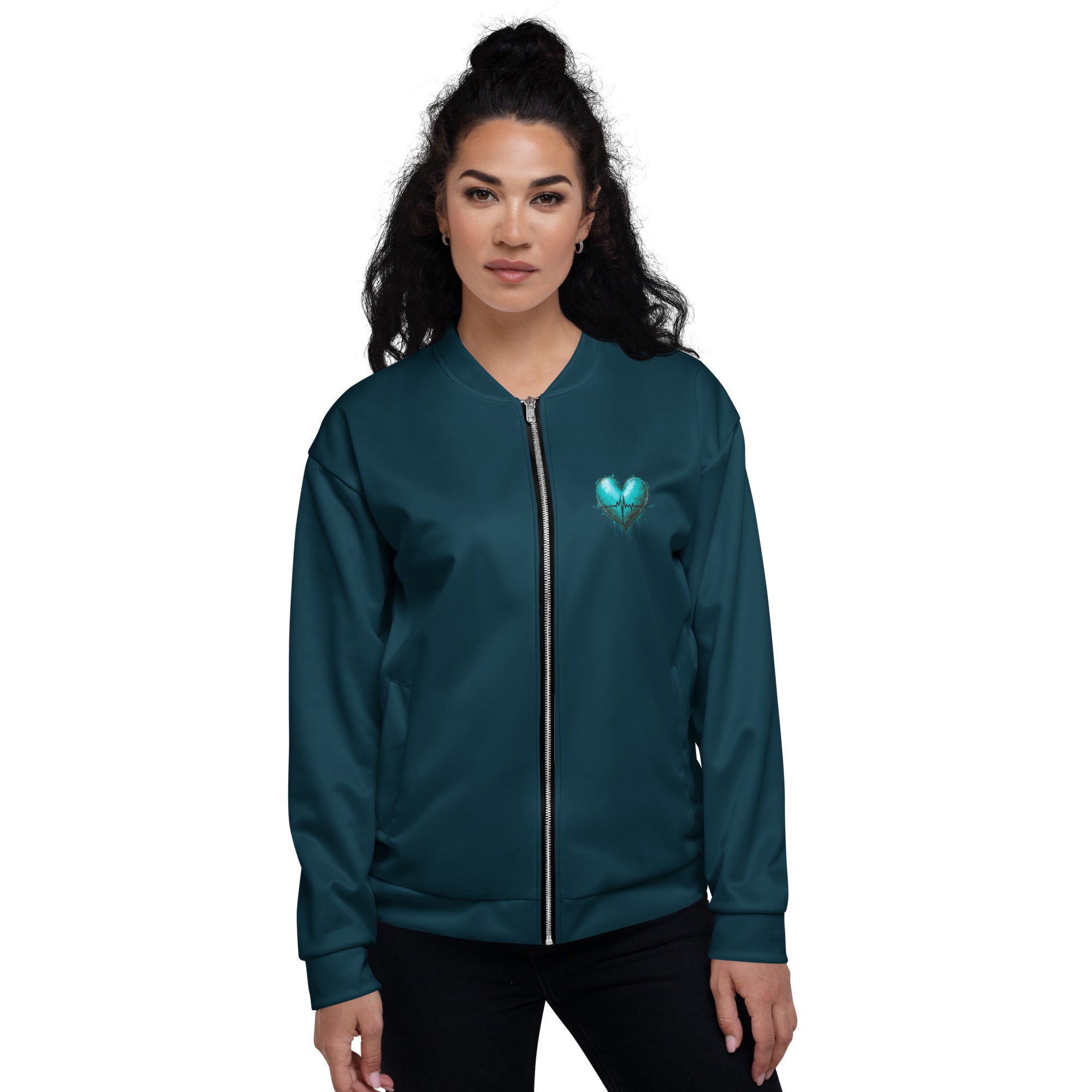 Motivational text banner on owl bomber jacket graphic design