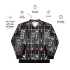 Dark romantic floral jacket