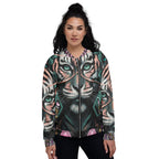 Bold graphic tiger print streetwear jacket
