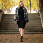 Modern artistic tiger coat full body viewModern artistic tiger coat full body view