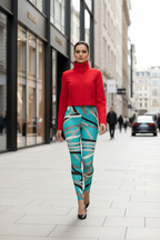 Lebendige abstrakte Leggings