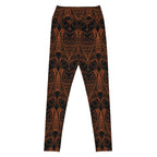 Owl motif yoga pants women’s fitness leggings side view – cute design perfect for yoga or gym.