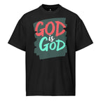 GOD is GOD Men’s Box T-Shirt front view