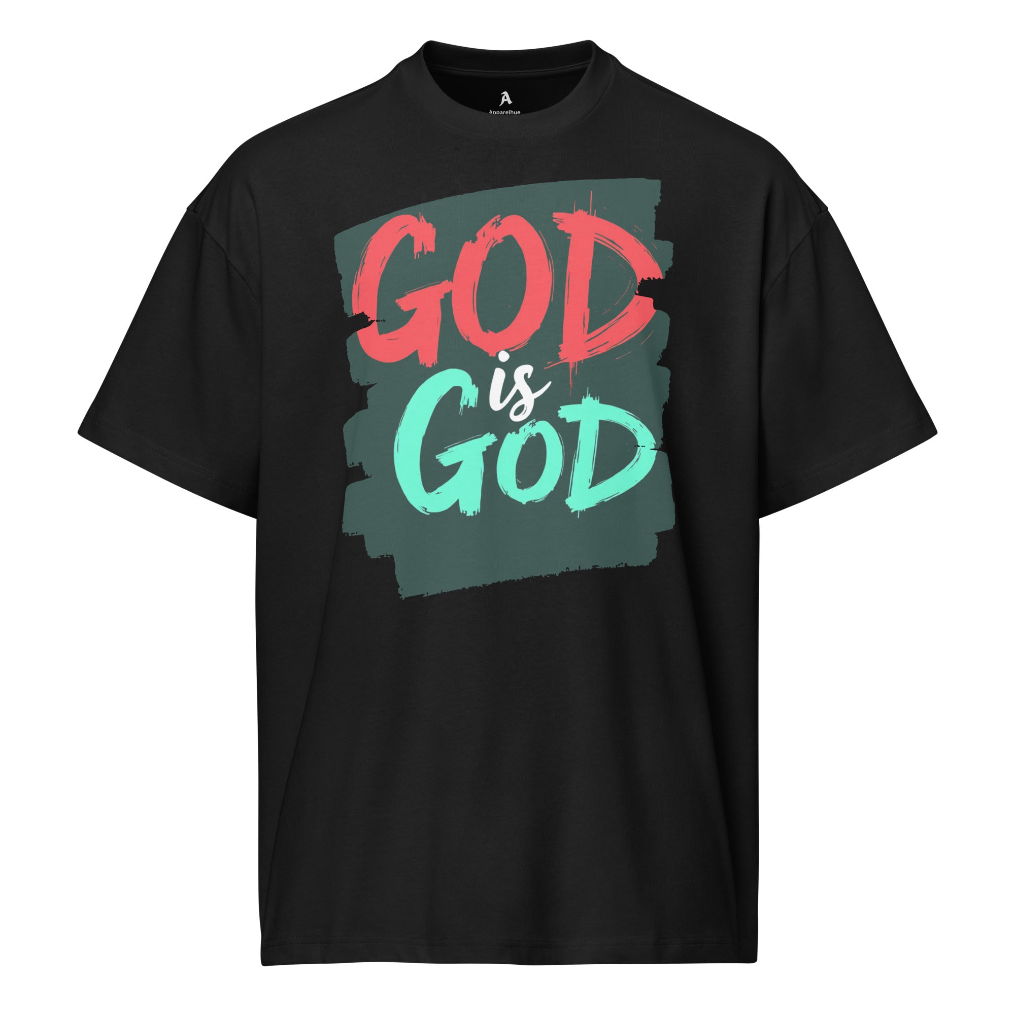 GOD is GOD Men’s Box T-Shirt front view