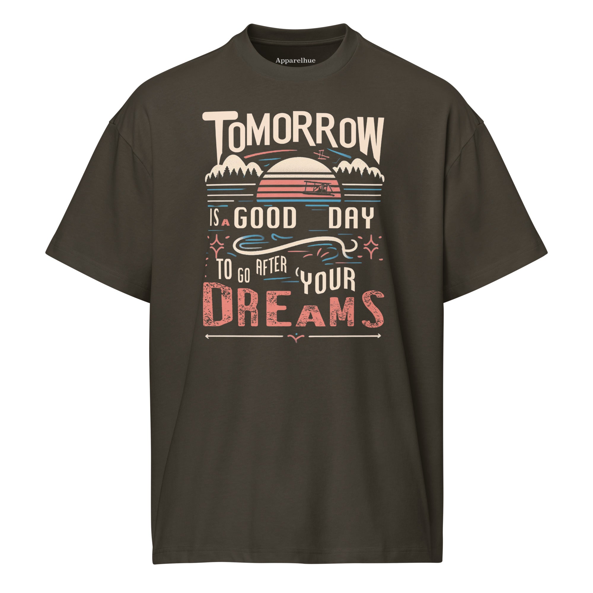 Street style men’s inspirational slogan T shirt