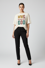 Walking With God Oversized T-shirt