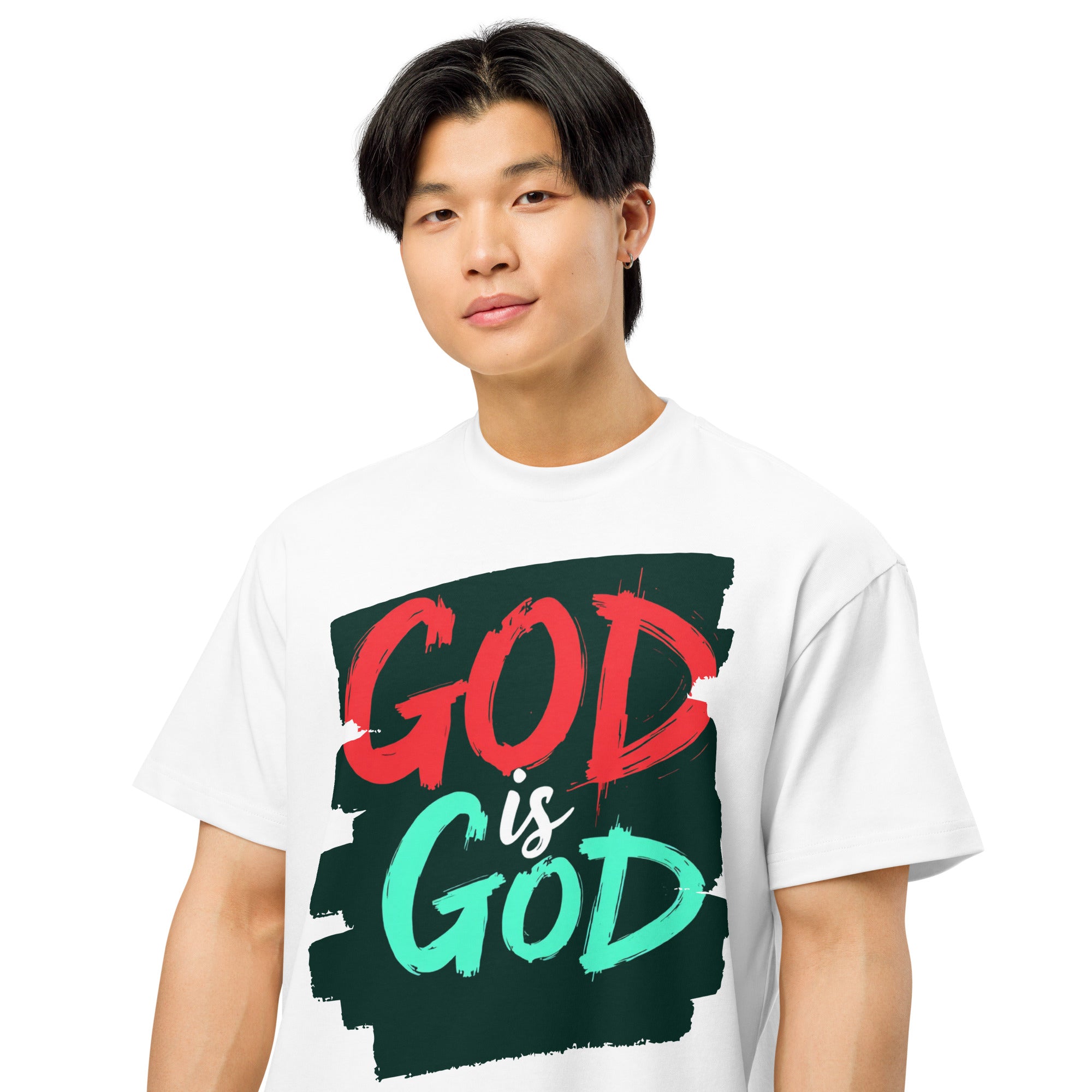 Premium cotton Christian graphic t-shirt men