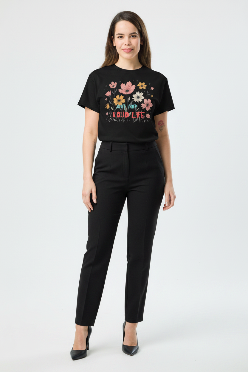 Quiet Faith Loud Life Graphic Tee