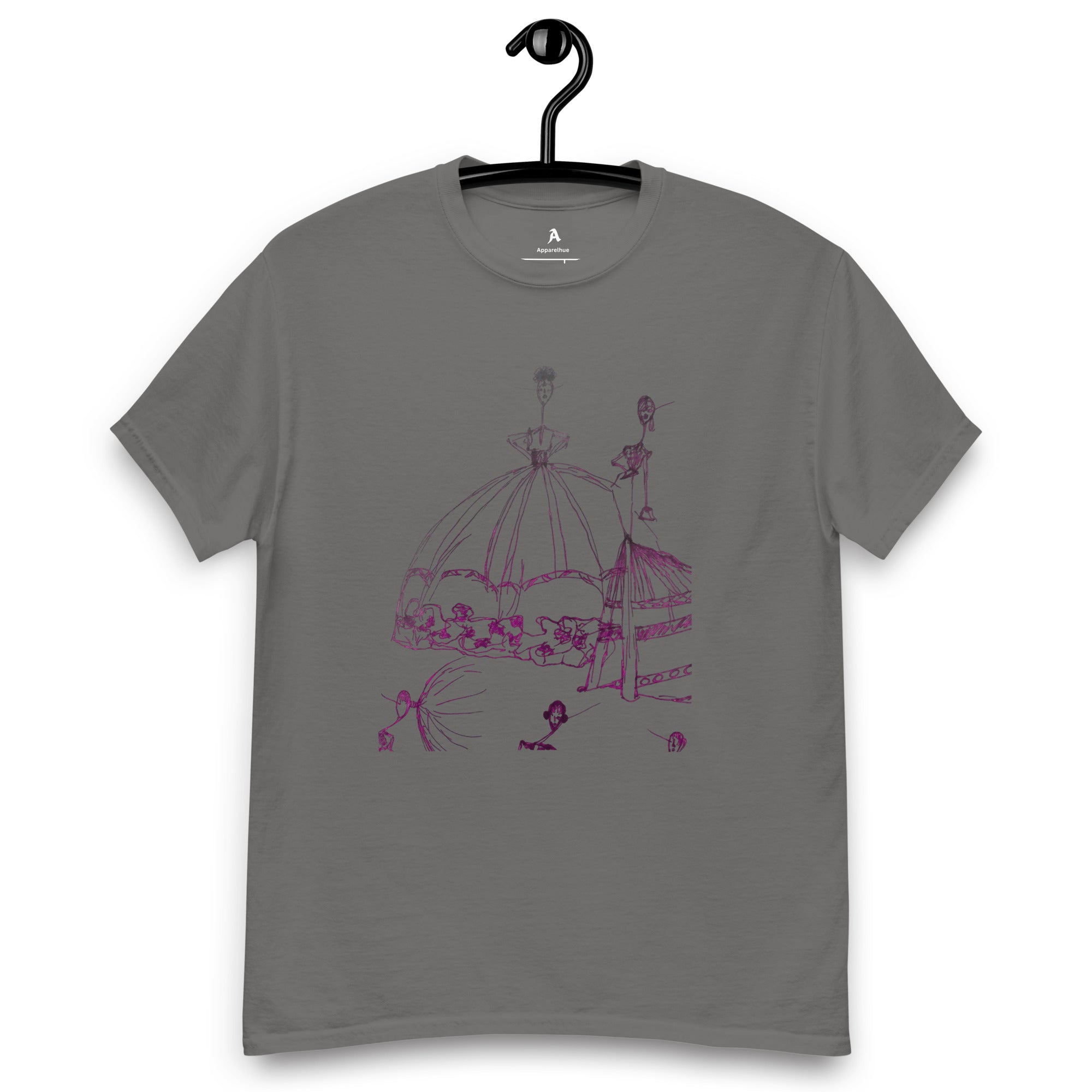 abstract feminine art t shirt