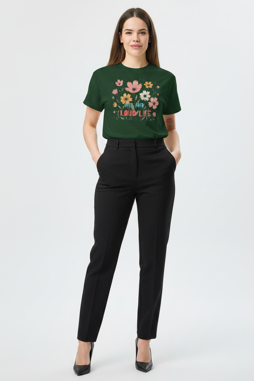 Quiet Faith Loud Life Graphic Tee
