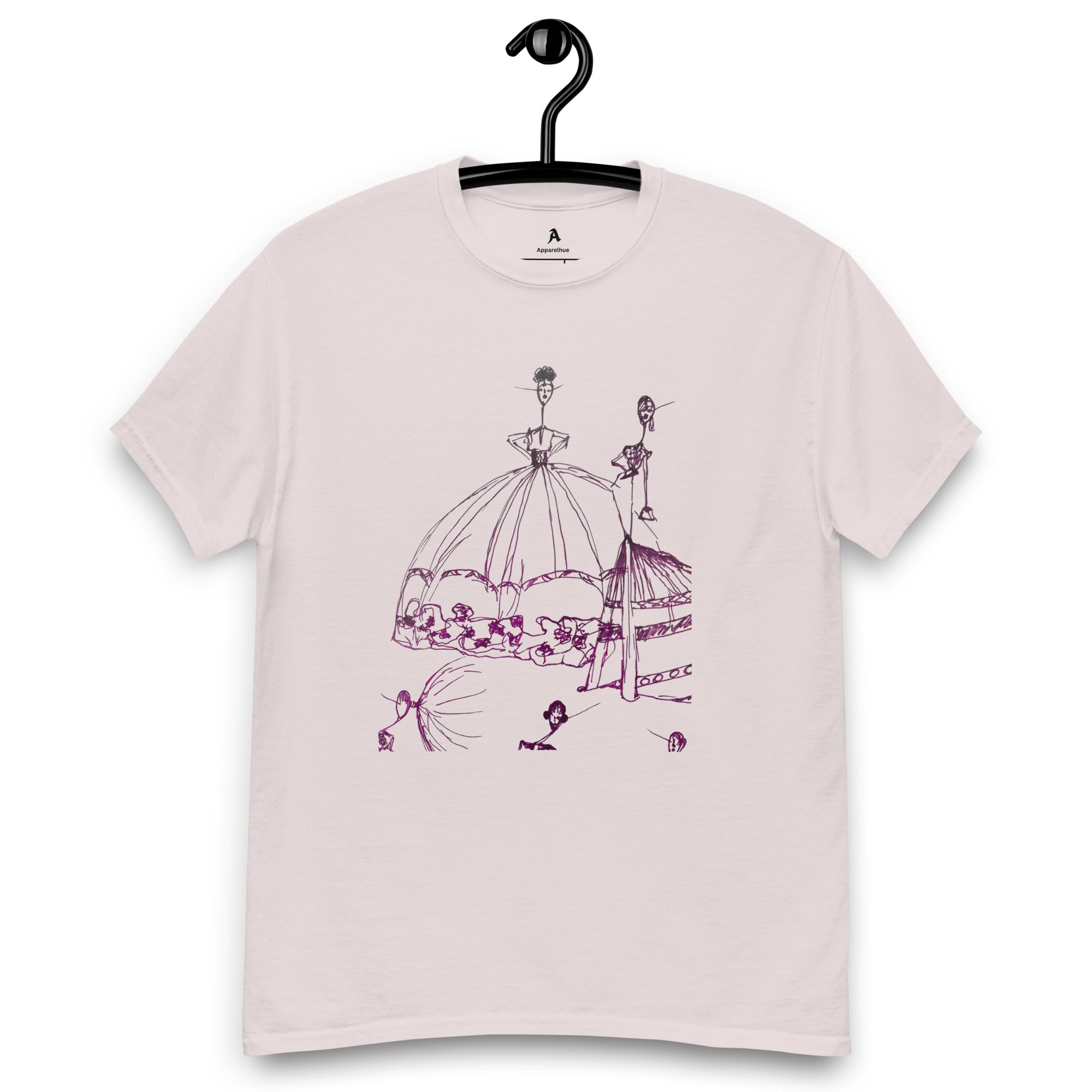 fashion art floral design tee