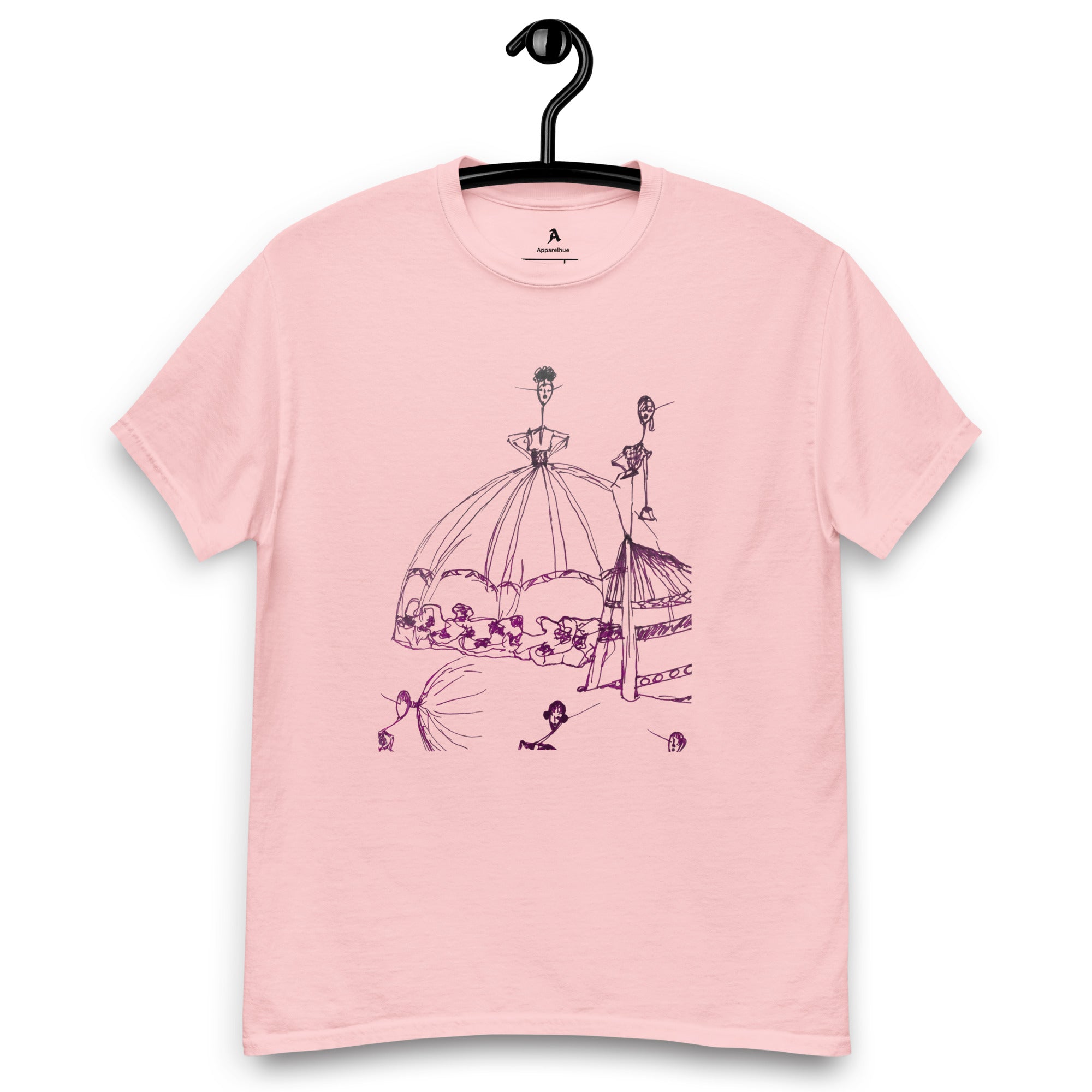 delicate line drawing t shirt