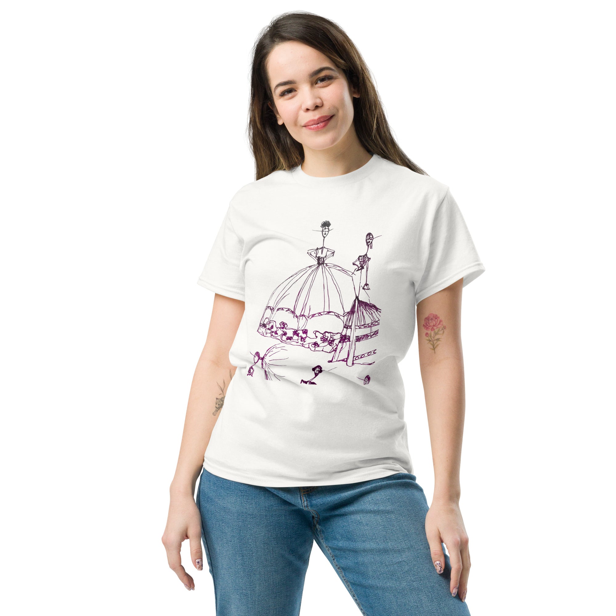 soft aesthetic floral t shirt