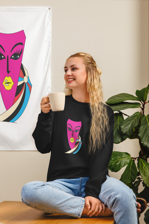 Pink Graphic Sweatshirt