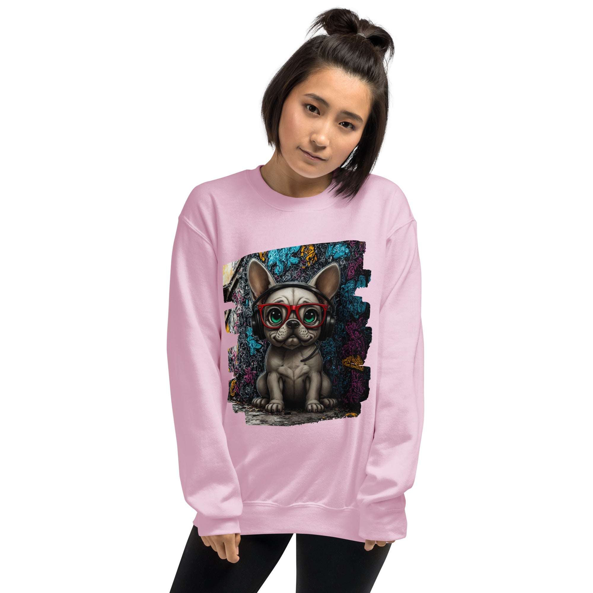 Frenchie hip-hop sweatshirt bold streetwear design