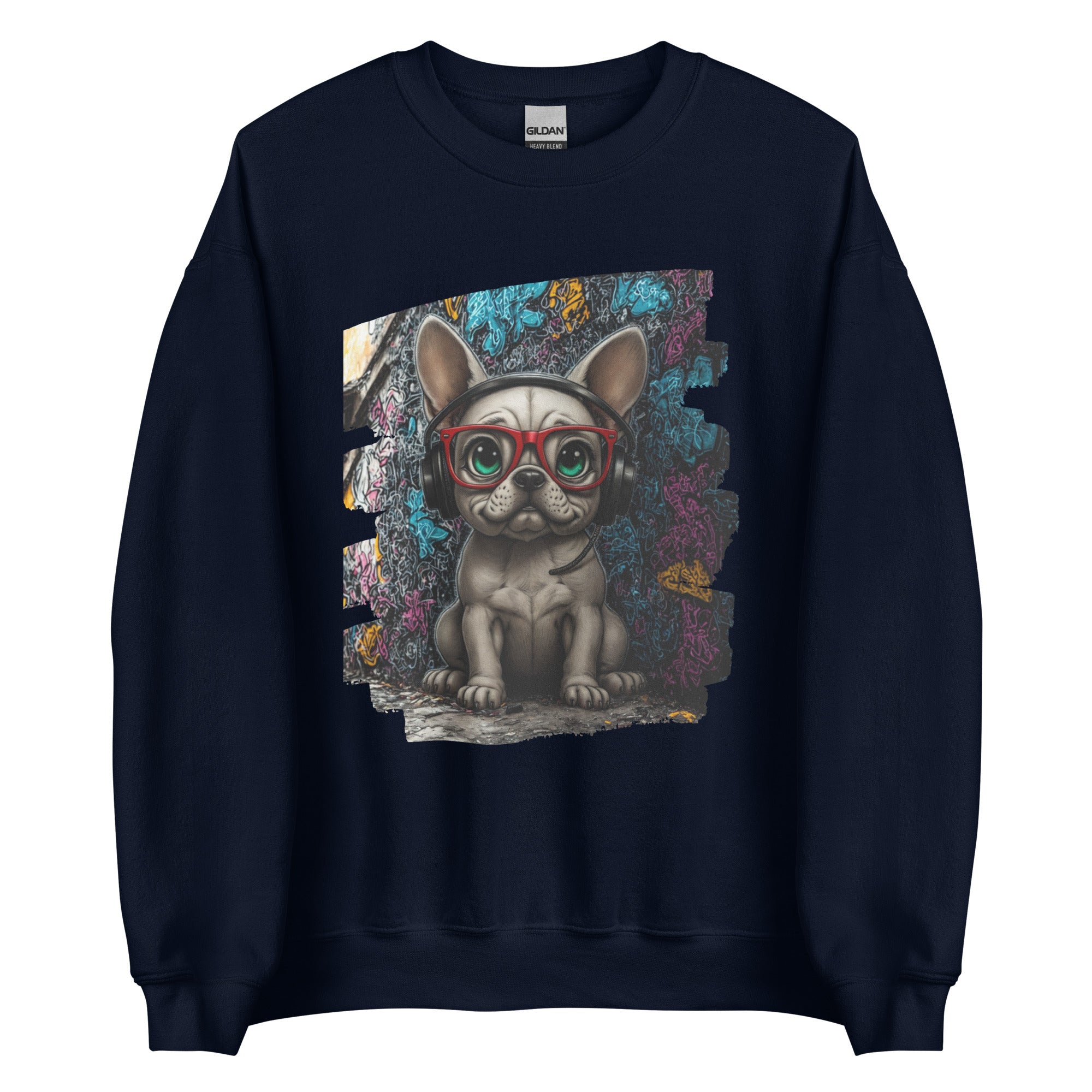 Hip-hop French bulldog sweatshirt unisex fit