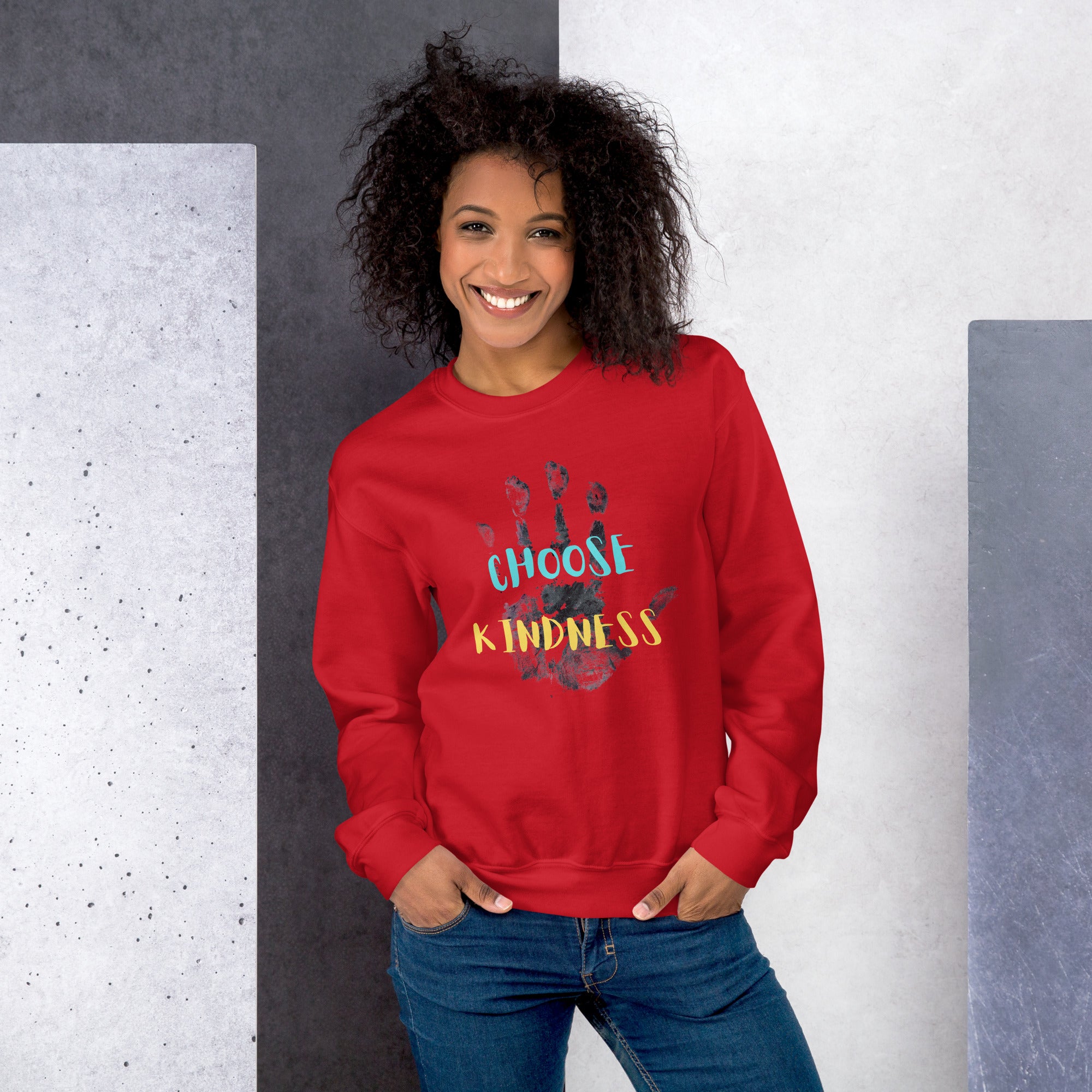 Artistic print sweatshirt UK