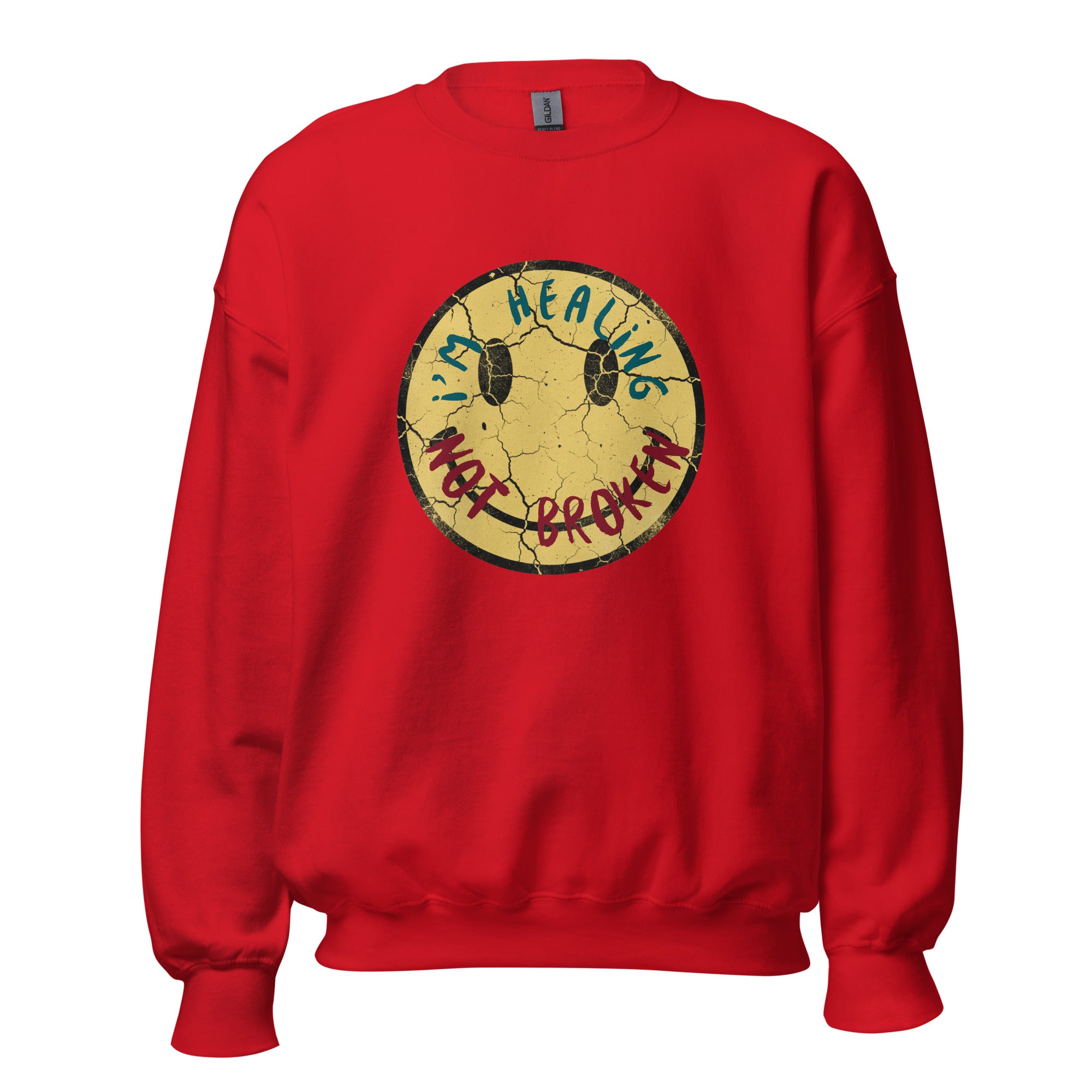 casual outfit with message sweatshirt