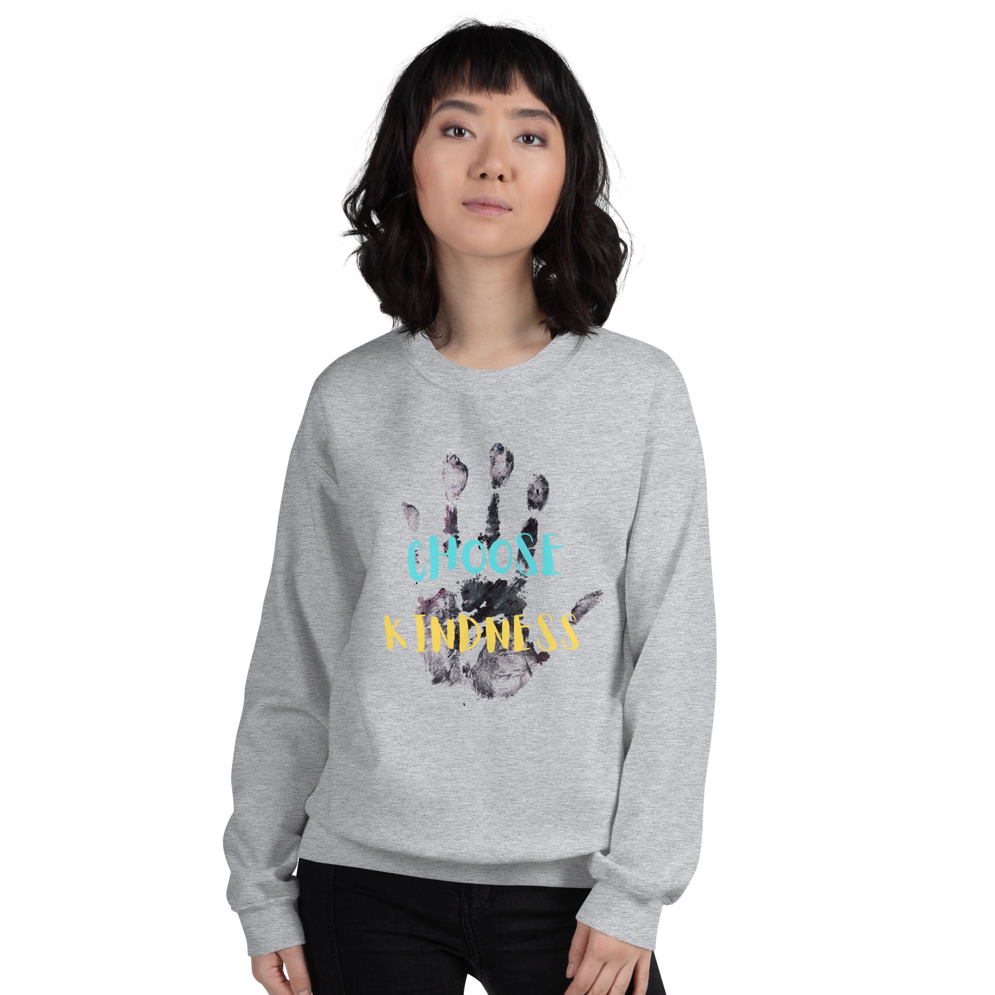 Choose Kindness crewneck detail