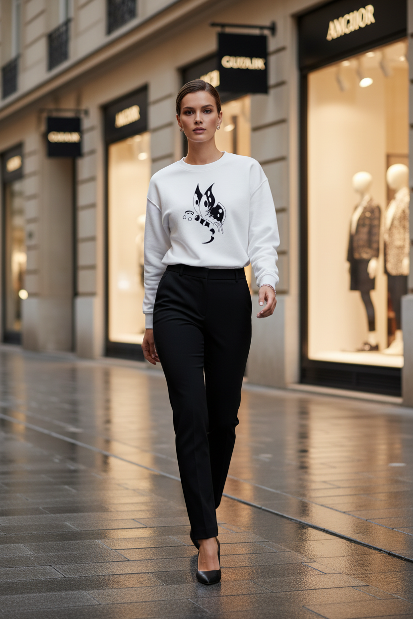 Graphic Print Sweatshirt