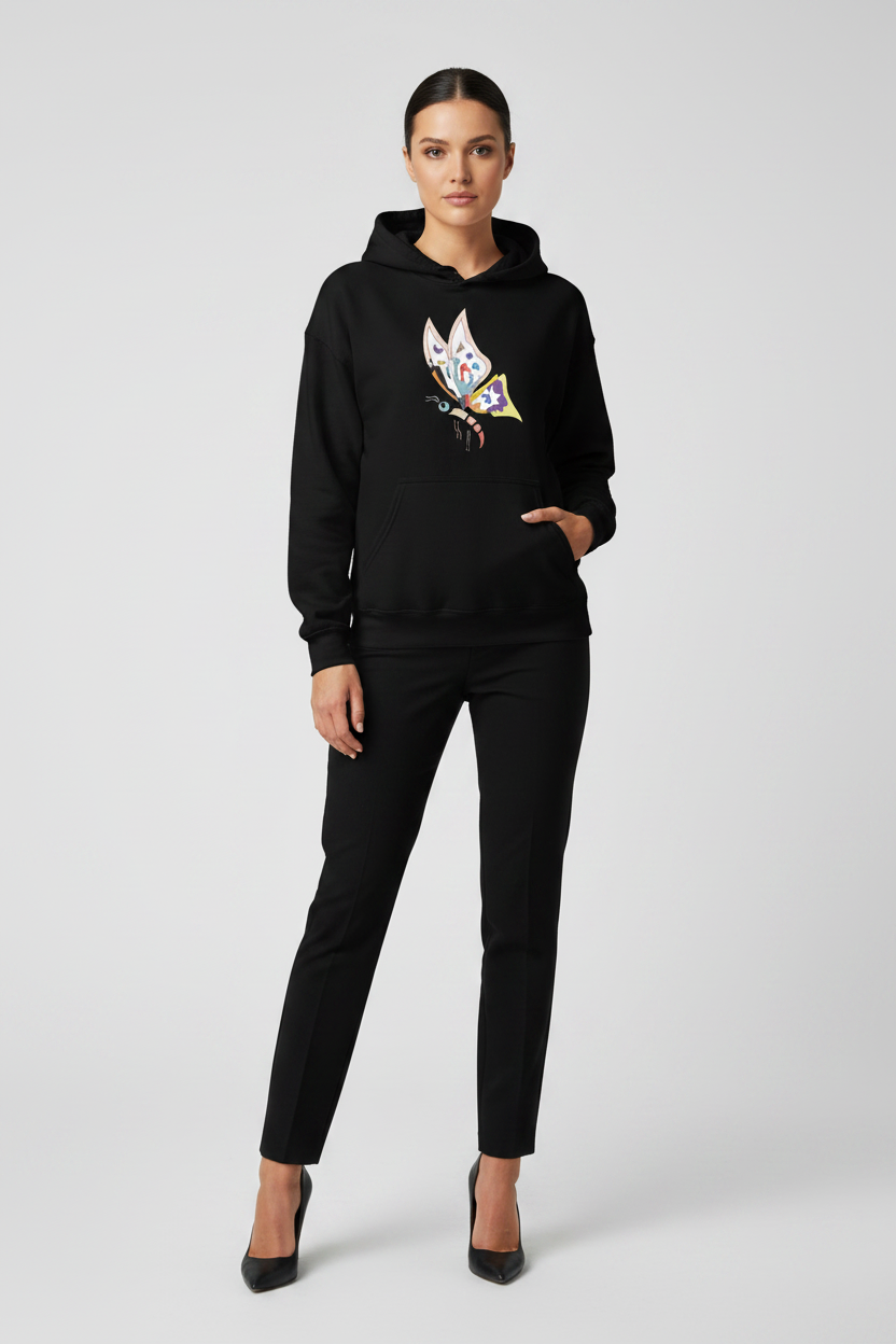 Colourful Butterfly Hoodie