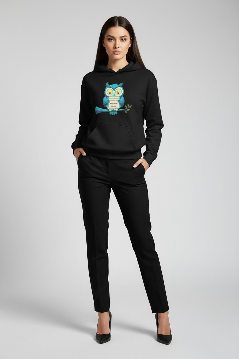 Motivating Owl Hoodie