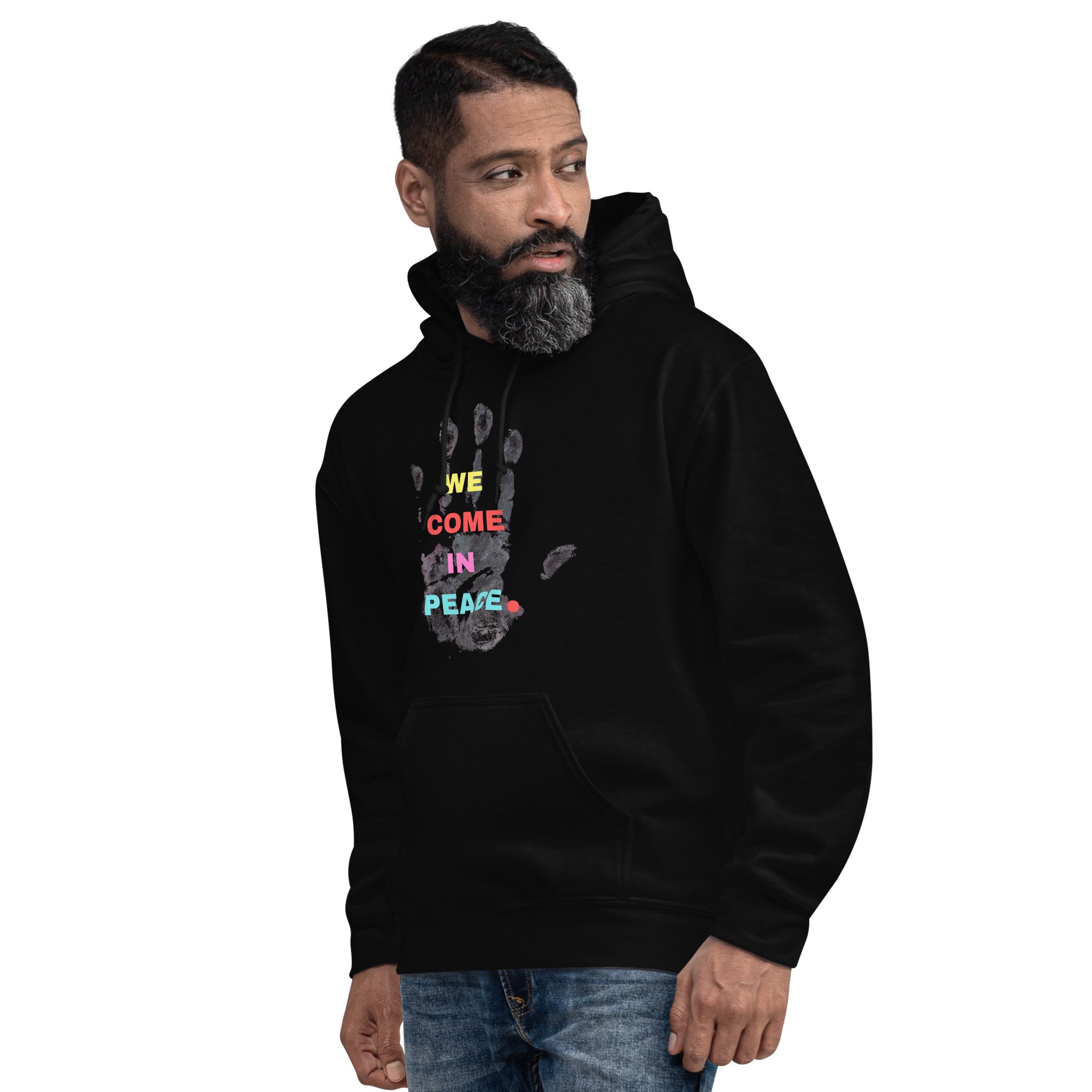 Inspirational unity graphic hoodie design