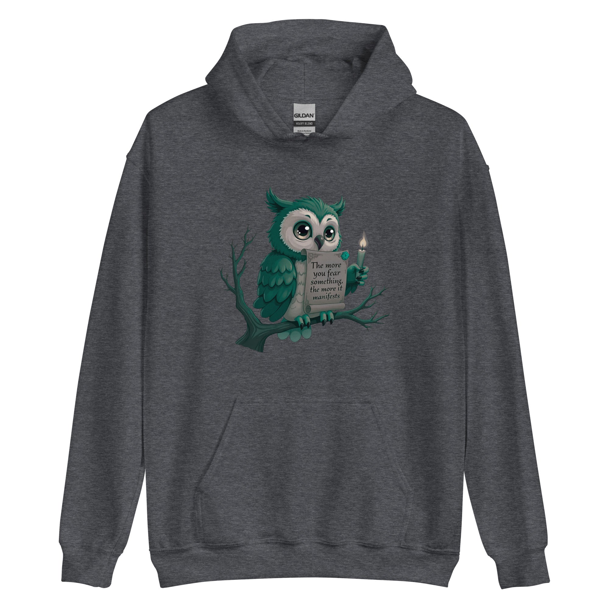 Texture shot of the soft fleece lining inside the heavy blend sweatshirt.
