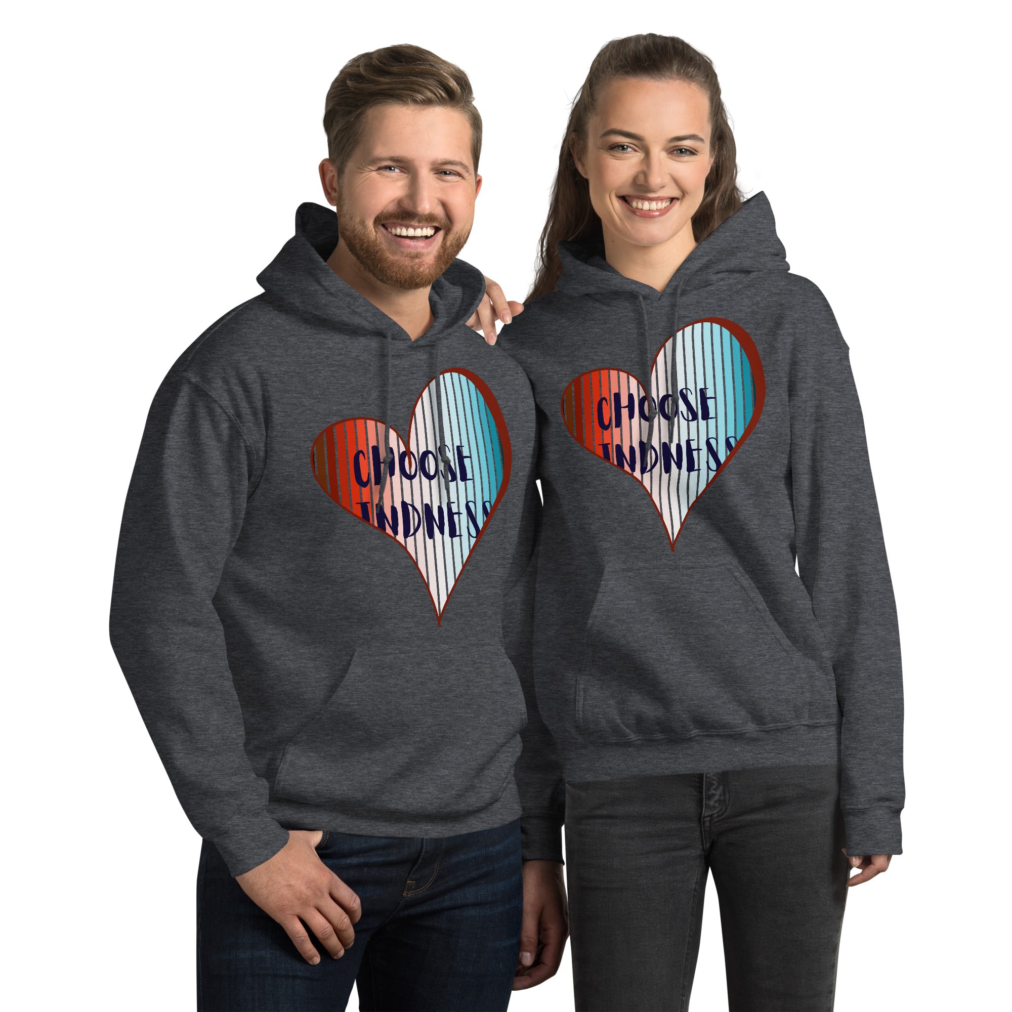 Spread love statement hoodie casual styling