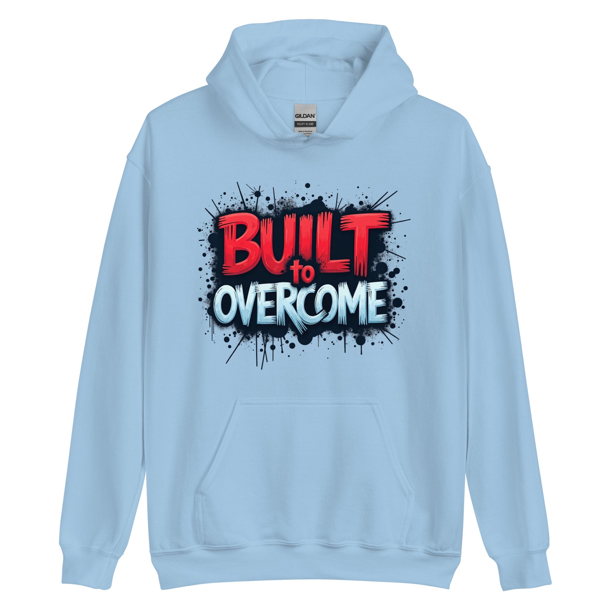 Built to Overcome hoodie modern faith inspired clothing