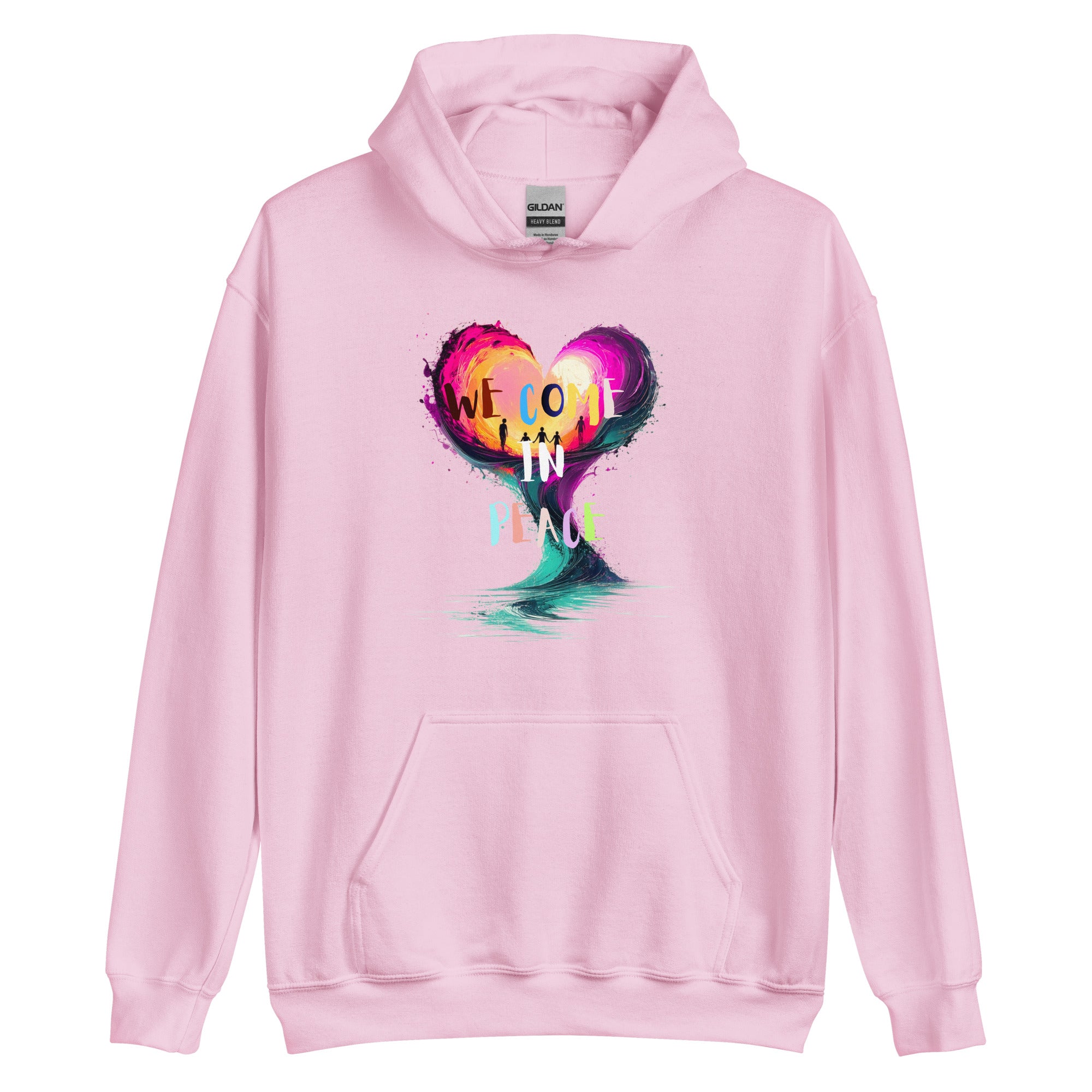 Creative graphic hoodie fashion look