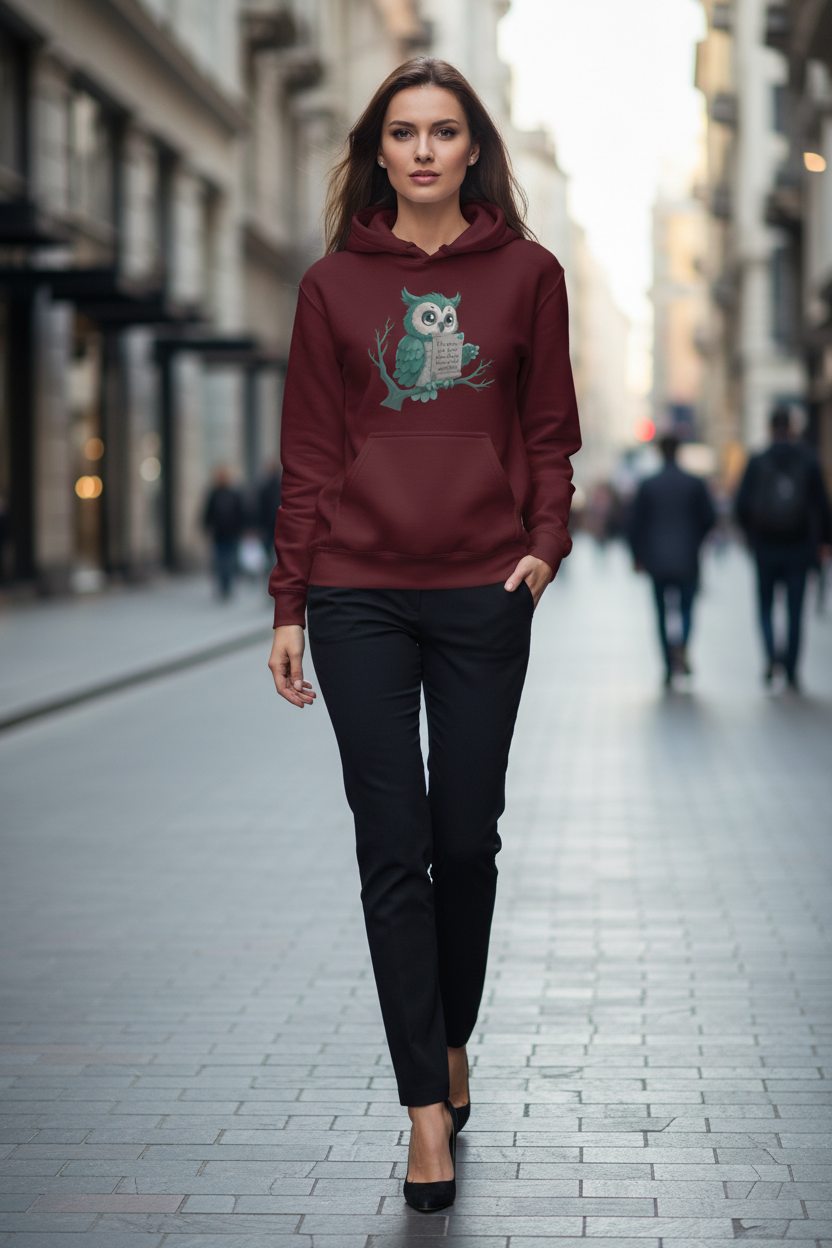 Graphic Owl Hoodie