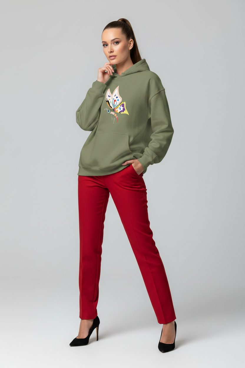 Colourful Butterfly Hoodie