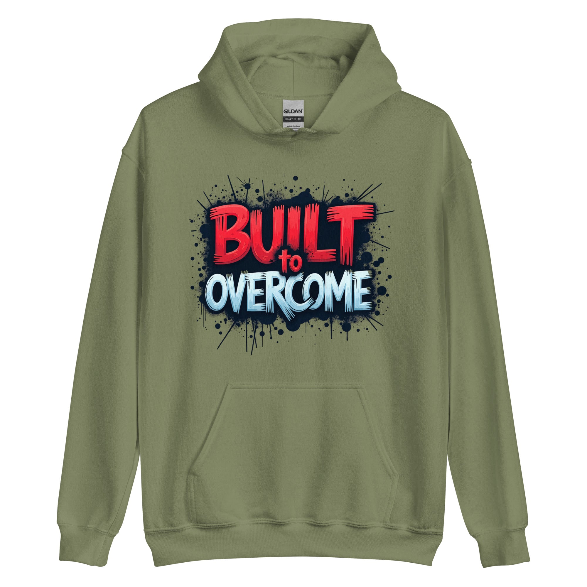 Built to Overcome hoodie layered outfit inspiration