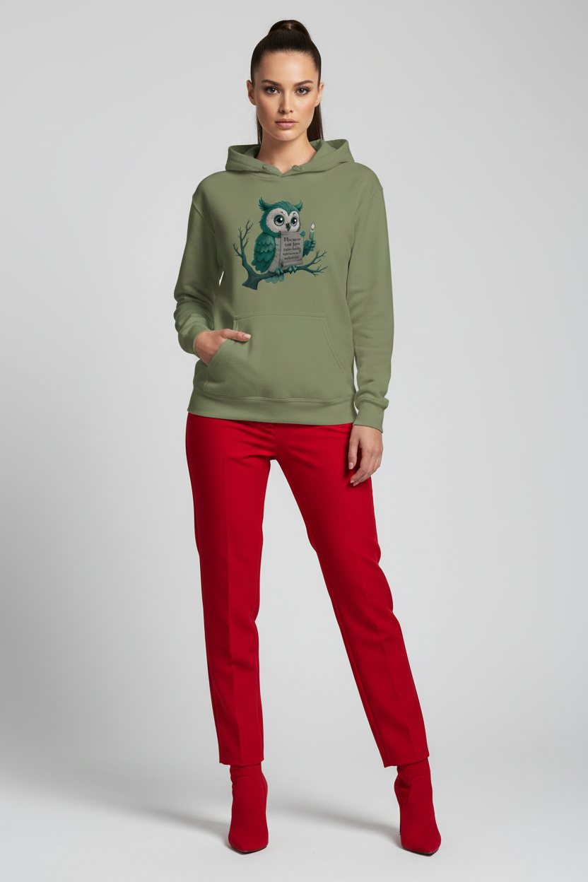 Graphic Owl Hoodie