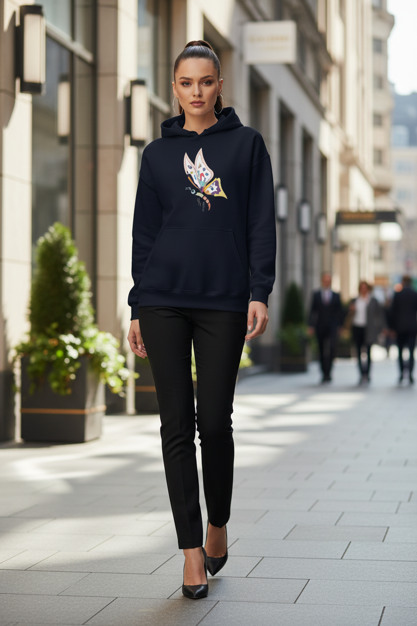 Colourful Butterfly Hoodie