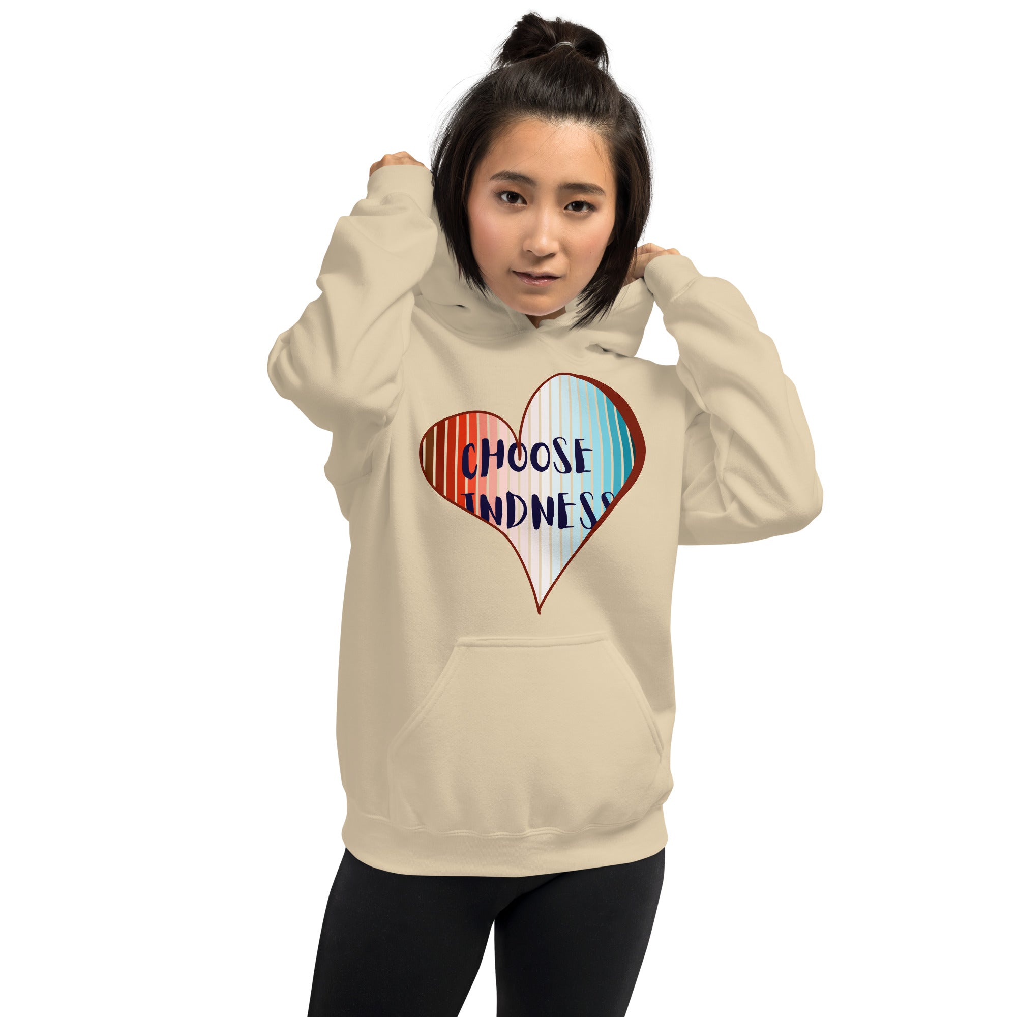 Inspirational slogan hoodie lifestyle shot